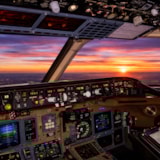MD-83 Cockpit at Sunrise | Professional Mission Flight Deck